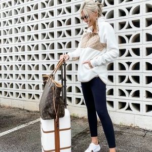 Abercrombie Like New Asymmetrical Snap-Up Fleece